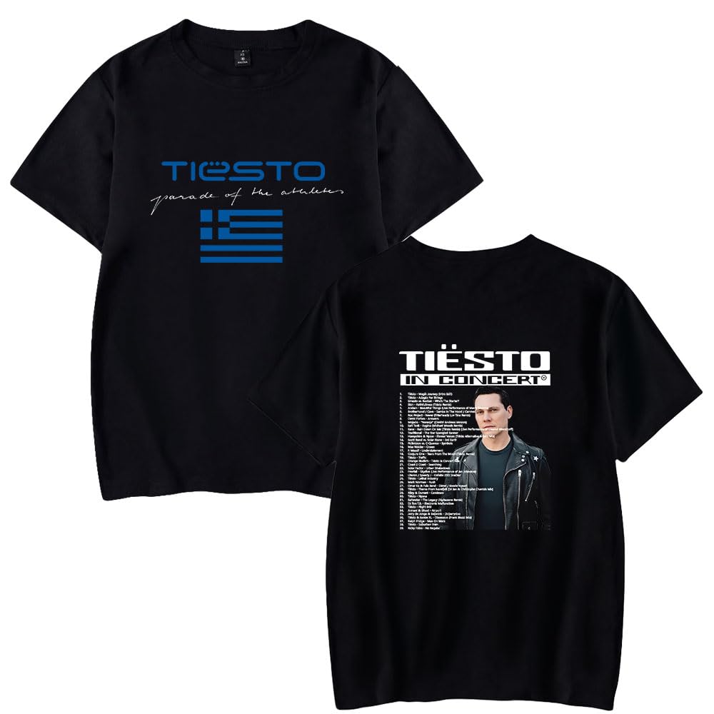 ティエスト Tiesto Tシャツコレクション 新品 激レア4枚 超限定 Tiesto T-Shirt Merch for Women/Men Summer Short Sleeve